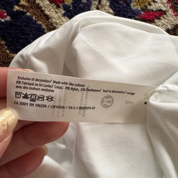 Lululemon Athletica Classic Wundermost White Bodysuit - Picture 11 of 12